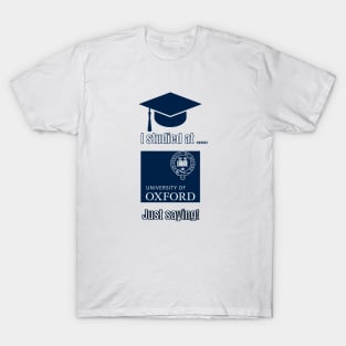 Oxford University T-Shirt, college apparel, unisex t-shirts, university t-shirts, alumni clothing, University of Oxford, gift ideas, college T-Shirt